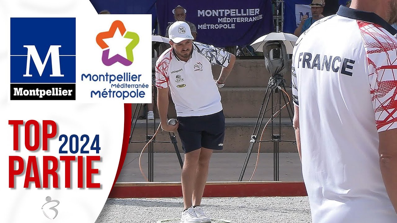 TOP 👍 Huitième FRANCE vs GASPARINI : International triplette à pétanque Montpellier 3M 2024