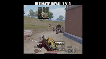 Ultimate royal 1v3 #bgmi #pubg  #shorts