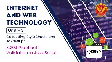 3.20.1 Practical 1 validation in JavaScript | CS504(A) |