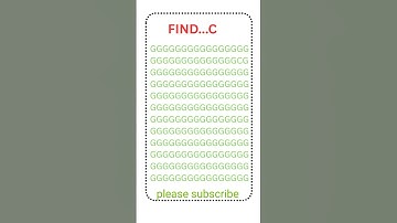 FIND OUT👁️C👁️#IQtest#Eyetest#Math#Gk #BrainExercise#Puzzle#yt #Quiz#Learn#Reels#Views #Viral#Shorts