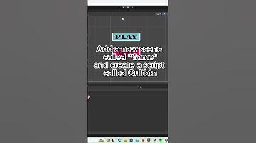 How to make a Main-menu in Unity