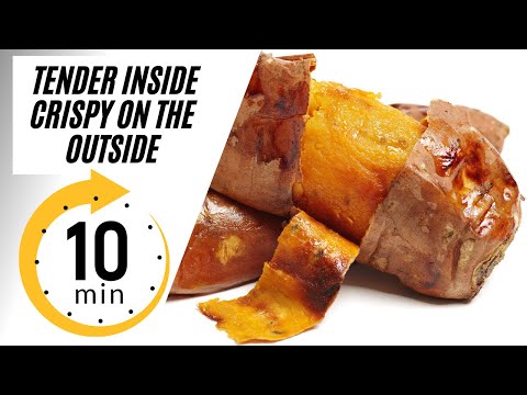 Fastest Way To Cook Sweet Potatoes! (Microwave, Then Oven)