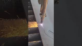 cnc plasma iron welding 8mm 100cmshorts cnc welding youtubeshorts