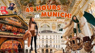 MUNICH VLOG  | Germany Christmas, Iconic Palace & Gold Carriages  , More Christmas Market!