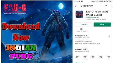 Download FAU-G Now!! Available on Play Store Download Today | Indian PUBG Download Now