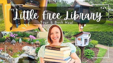 Exploring Little Free Libraries | Book Haul and vlog!