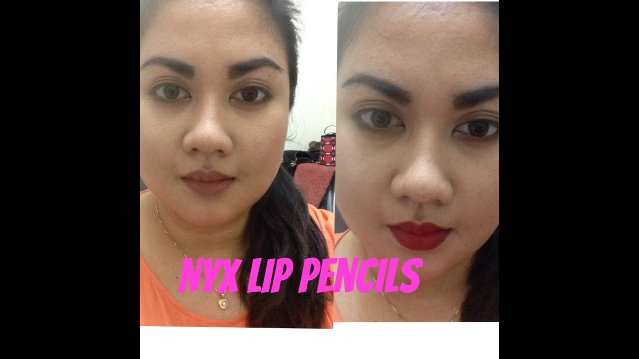 NYX Lip Pencils: Natural, Hot Pink, Hot Red