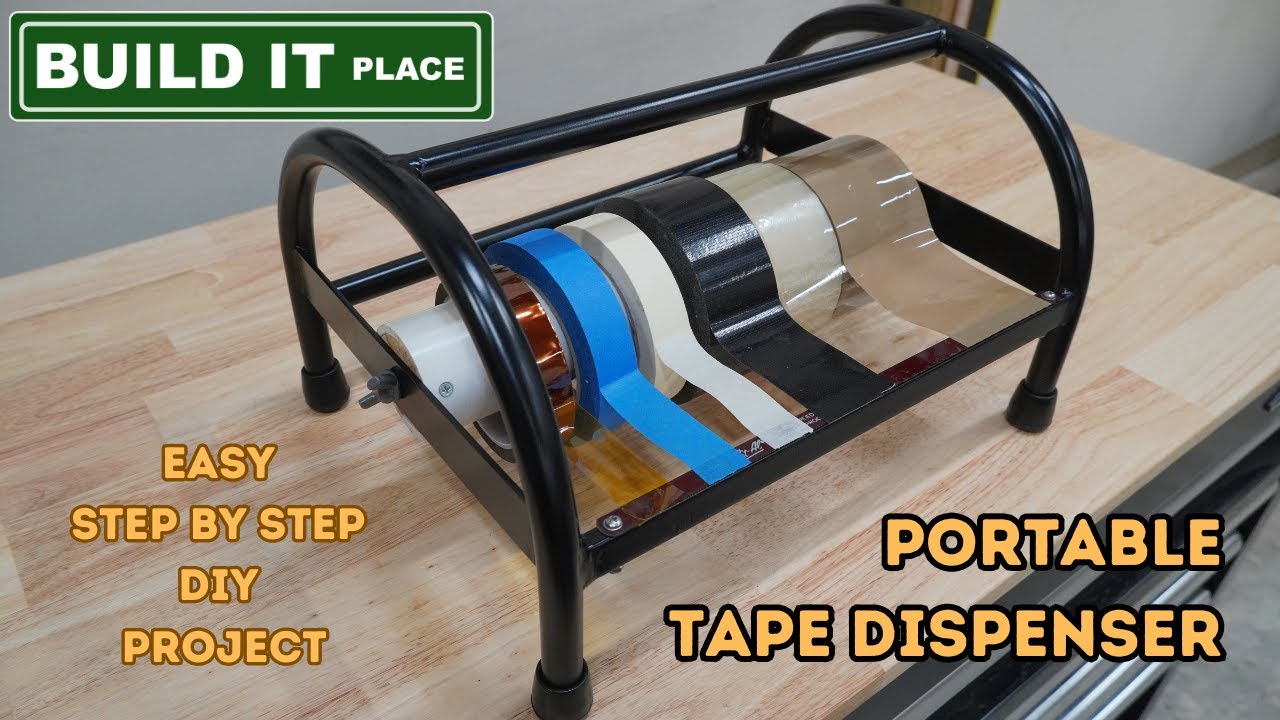 Portable Multiple Roll Tape Dispenser Build 