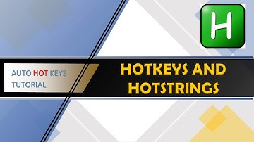 AHK Tutorial #1 : Difference between Hotkey and Hotstring