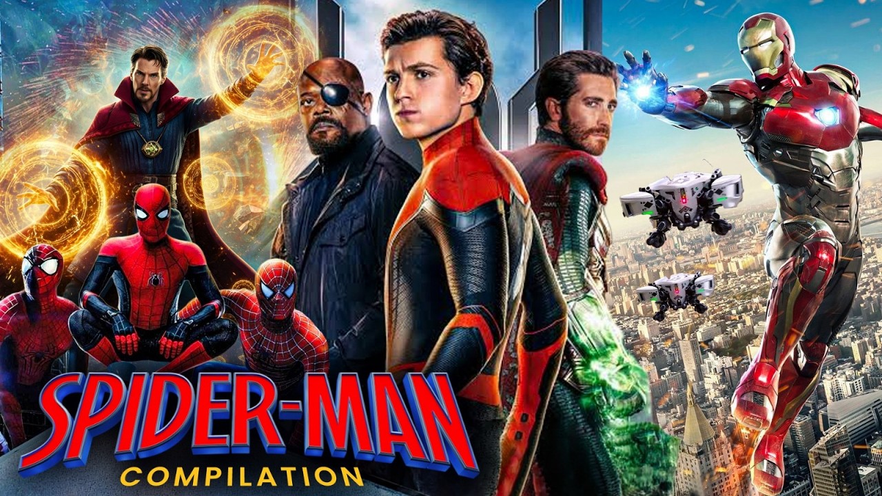 Tom Holland's Spider Man Journey From Home Coming To Brand New Day | Back 2 Back Full Action Scenes