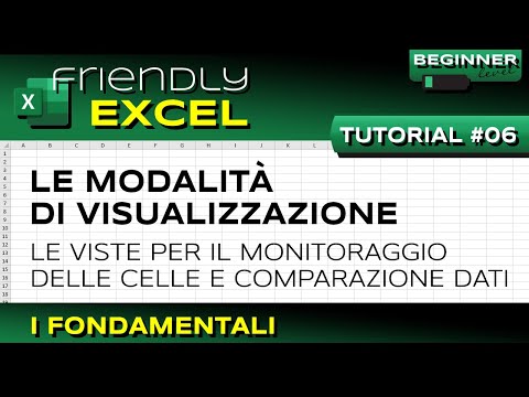 Video: Come Visualizzare I Fogli In Excel