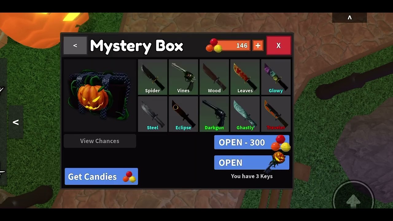 Unboxing mm2 Halloween 2023 gift boxes! mm2 roadto40subs YouTube