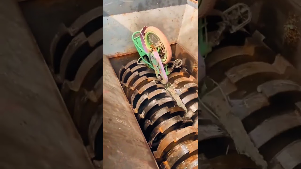 Abandoned car shredder