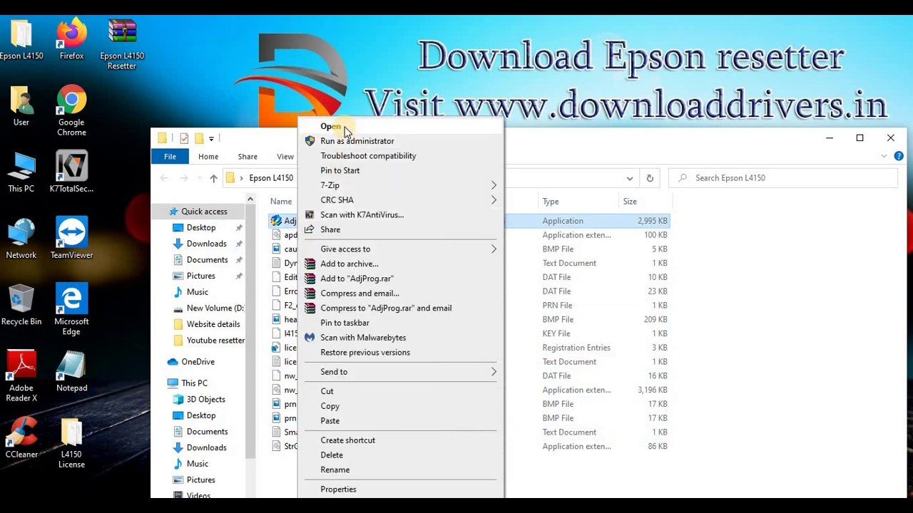 epson l3110 resetter software free download with keygen
