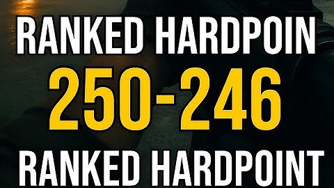 Down to the Wire! | Ranked Hardpoint Thriller on RED CARD (250-246)