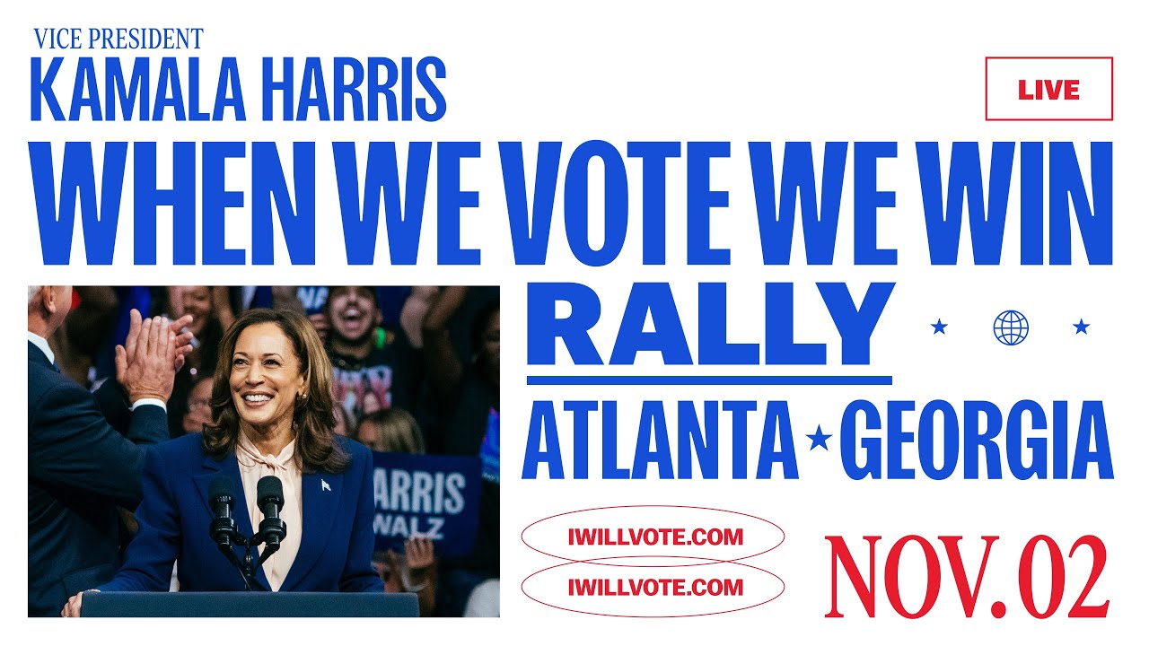 Atlanta Rally with Vice President Kamala Harris | Harris-Walz 2024 ...