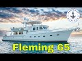 Fleming 65 luxury trawler yacht  2023 ft lauderdale international boat show