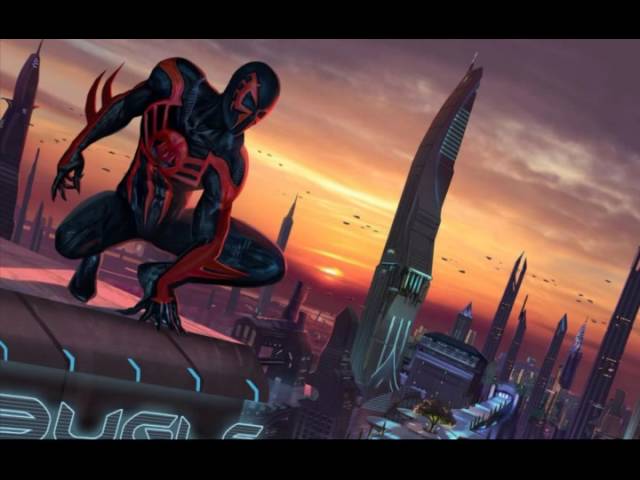 I'm literally spider-man 2099 #spiderman2 #miguelohara #acrossthespide, spider man 2 miguel