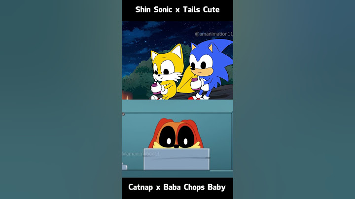 SHIN SONIC x TAILS SO BABY Cute story?! (The Sonic Tapes Animation)