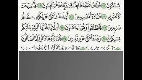 سورة القلم من 33-17 / القارئ يعقوب نسيم