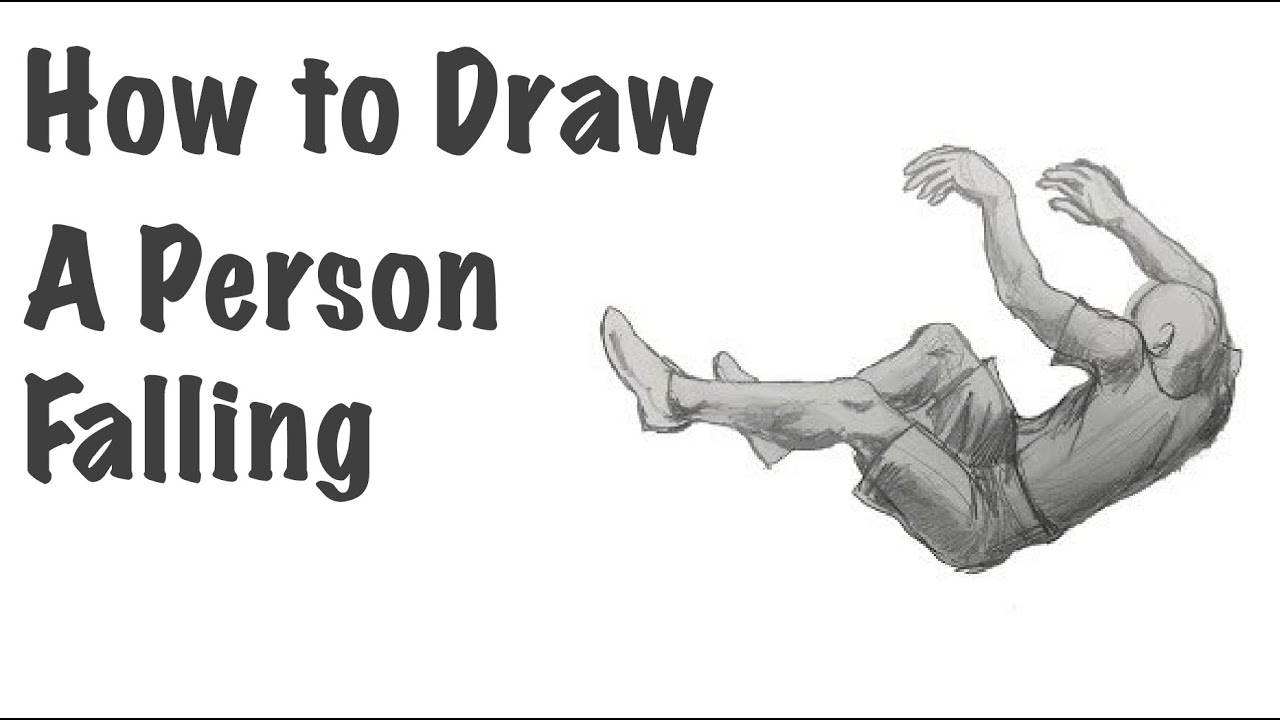 How to Draw a Person Falling - YouTube