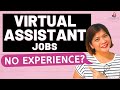 VIRTUAL ASSISTANT JOBS - NO EXPERIENCE | 5 VIRTUAL ASSISTANT JOBS | ONLINE JOBS FOR BEGINNERS