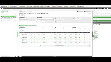 Work Order Production Tracking