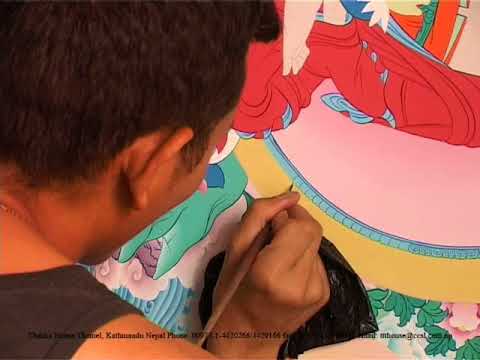 How Thanka (Thangka) Paintings are Made?
