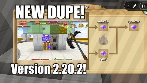 NEW DUPE! Vesion 2.20.2! | Skyblock BlockManGo Adventures