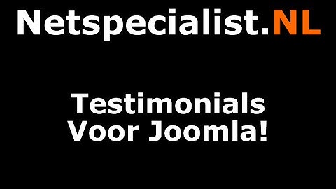 testimonials tonen op je joomla site