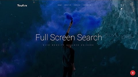 How To Make Full Screen Overlay Search with Gridbox on Your Joomla! Website