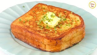 10 Minutes Cheesy French Toast\/Spicy Bombay Toast Recipe  by Tiffin Box | Indian Breakfast