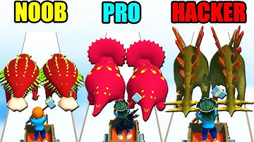 Animal Transform Rush - NOOB vs PRO vs HACKER vs GOD