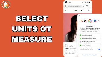 How To Select Units Of Measure On DuckDuckGo Private Browser App