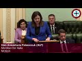 Qld Parliament SSO 231. Qld Premier Annastacia Palaszczuk rises on a motion for women