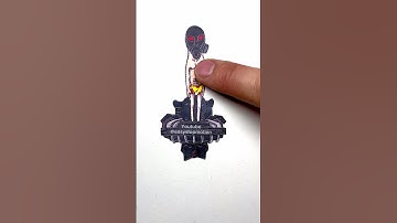 How Pyro TF2 transform into Juggernaut Astro toilet #stopmotion #drawing #tf2 #skibiditoilet