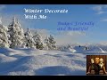 Winter Decorate With Me