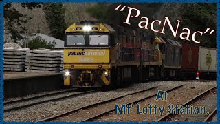 Eastbound Pacific National  Intermodal at Mt Lofty.