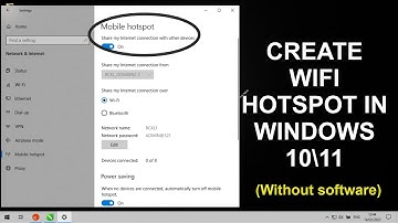 How To create WIFI Hotspot in windows 10/11 (USING SETTINGS ONLY)