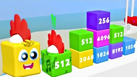 Ball Run 2048 vs Happy Cubes vs Layer Man 3D Run | Crazy Merge Challenge #ballgameshub