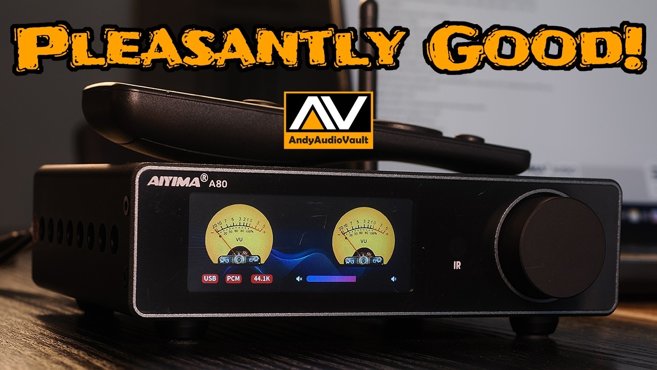 Fun Time with 300W Speakers DAC Amp. Aiyima A80 - YouTube