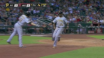 PIT@ARI: McCutchen singles to center, scores Polanco