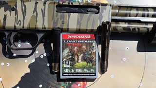 Winchester Longbeard TSS .410 3 13/16oz #9 Test W/ Mossberg 500 & Patternmaster .381 Choke