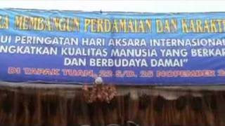 hari aksara international di kota legenda putri naga tapaktuan