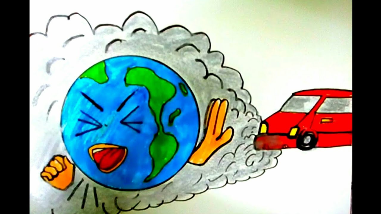 Stop Pollution Save Earth Drawing With Oil Pastel Youtube - Vrogue