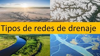 Tipos de redes de drenaje