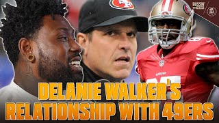 Delanie Walker Talks His Love For Jim Harbaugh & His Friendship With Vernon Davis