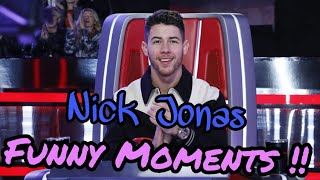 Nick Jonas  Funny Moments happened on The Voice 2020