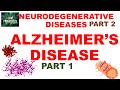 NEURODEGENERATIVE DISEASES PART 2: ALZHEIMER DISEASE-PATHOGENESIS