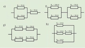 Electricity Unit - Part 4/5. Circuit analysis. Equivalent resistance.